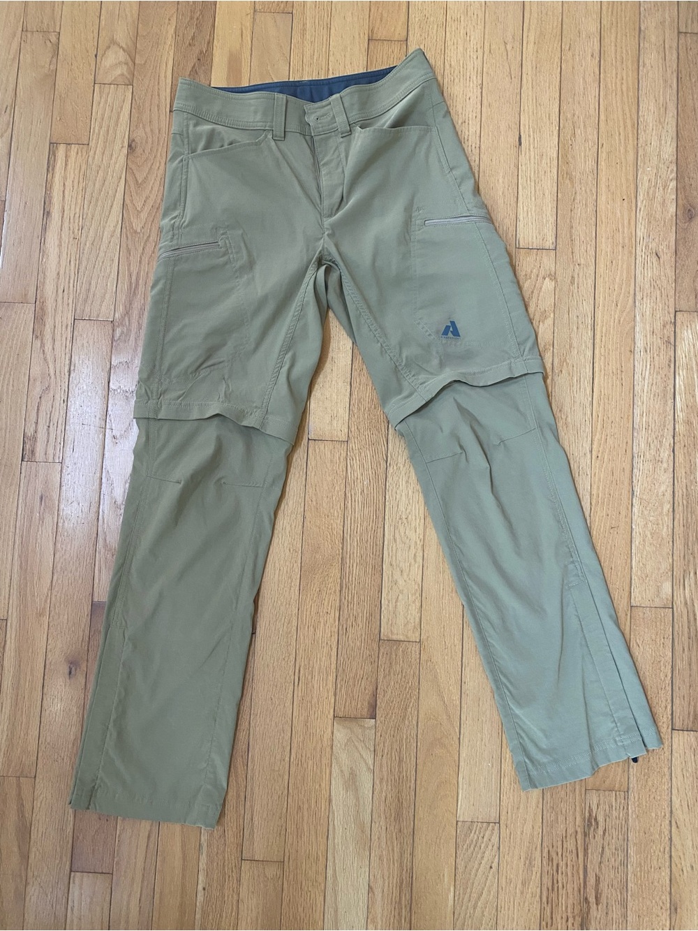 Eddie Bauer Khaki Convertible Cargo Pants